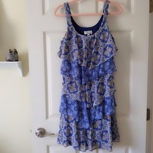 Signature by Robbie Bee size 6 blue dress